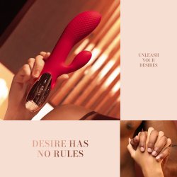 KISSKY Wild Venus Luxury Rabbit Vibrator mit Wärme-Funktion