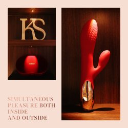 KISSKY Wild Venus Luxury Rabbit Vibrator mit Wärme-Funktion