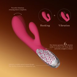 KISSKY Peach Rush Luxury Rabbit Vibrator mit...