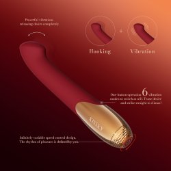 KISSKY Crimson Kiss Luxury Vibrator mit Wärme-Funktion