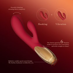 KISSKY Blaze Beast Luxury Rabbit Vibrator mit Wärme-Funktion