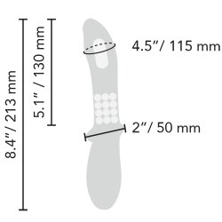 B-VIBE Rimming P-Spot Vibe Schwarz