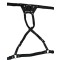 THE VICE The Crotch Rocket Strap-On Harness aus Leder Schwarz