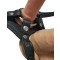 THE VICE The Crotch Rocket Strap-On Harness aus Leder Schwarz