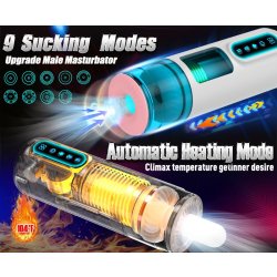 ZENN Deluxe Masturbator mit Saug-, Stoss-, Vibrations- & Heizfunktion
