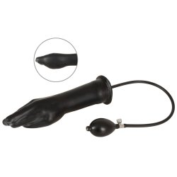 THE LATE X Pumpdildo Hand Schwarz