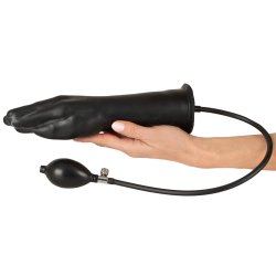 THE LATE X Pumpdildo Hand Schwarz