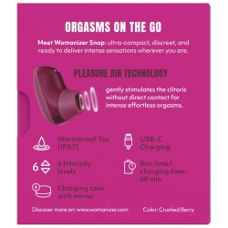 WOMANIZER Snap Mini Klitoris-Pulsator Pink