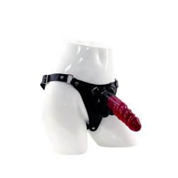 KIOTOS Cox Leder Strap-On Set mit Monstar Dildo Beast 74