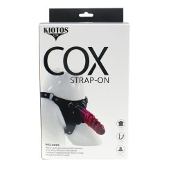 KIOTOS Cox Leder Strap-On Set mit Monstar Dildo Beast 74