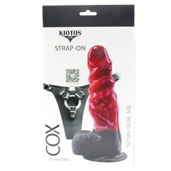 KIOTOS Cox Leder Strap-On Set mit Monstar Dildo Beast 74