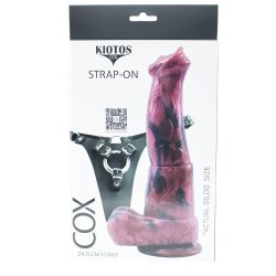 KIOTOS Cox Leder Strap-On Set mit Monstar Dildo Beast 67