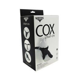 KIOTOS Cox Leder Strap-On Set mit Monstar Yeti Dildo Schwarz