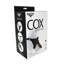 KIOTOS Cox Leder Strap-On Set mit Monstar Dildo Beast 31