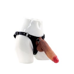 KIOTOS Cox Leder Strap-On Set mit Monstar Dildo Beast 28