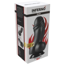 HIDDEN DESIRE EXTREME Inferno Fat Boys Dildo 19 cm aus PVC Schwarz