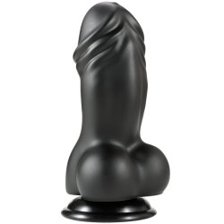 HIDDEN DESIRE EXTREME Inferno Fat Boys Dildo 19 cm aus PVC Schwarz