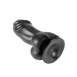 HIDDEN DESIRE EXTREME Inferno Fat Boys Dildo 19 cm aus PVC Schwarz