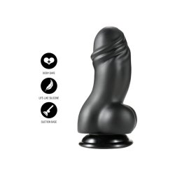 HIDDEN DESIRE EXTREME Inferno Fat Boys Dildo 19 cm aus PVC Schwarz