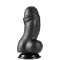 HIDDEN DESIRE EXTREME Inferno Fat Boys Dildo 19 cm aus PVC Schwarz