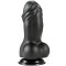HIDDEN DESIRE EXTREME Inferno Fat Boys Dildo 19 cm aus PVC Schwarz