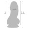 HIDDEN DESIRE EXTREME Inferno Fat Boys Dildo 19 cm aus PVC Schwarz