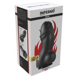 HIDDEN DESIRE EXTREME Inferno Fat Boys Dildo 22 cm aus PVC Schwarz