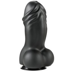 HIDDEN DESIRE EXTREME Inferno Fat Boys Dildo 22 cm aus PVC Schwarz