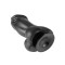 HIDDEN DESIRE EXTREME Inferno Fat Boys Dildo 22 cm aus PVC Schwarz