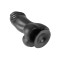 HIDDEN DESIRE EXTREME Inferno Fat Boys Dildo 27 cm aus PVC Schwarz