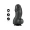 HIDDEN DESIRE EXTREME Inferno Fat Boys Dildo 27 cm aus PVC Schwarz