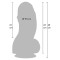 HIDDEN DESIRE EXTREME Inferno Fat Boys Dildo 27 cm aus PVC Schwarz