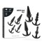 ADDICTED TOYS Anal-Plug 4er-Set Schwarz