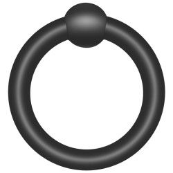 ADDICTED TOYS Penisring 7er-Set aus Silikon Schwarz