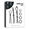 ADDICTED TOYS Penisring 7er-Set aus Silikon Schwarz