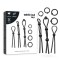 ADDICTED TOYS Penisring 7er-Set aus Silikon Schwarz