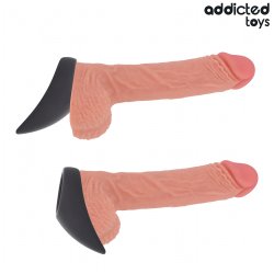 ADDICTED TOYS Teardrop Cockring aus Silikon Schwarz