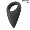 ADDICTED TOYS Teardrop Cockring aus Silikon Schwarz