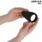 ADDICTED TOYS Teardrop Cockring aus Silikon Schwarz