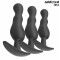 ADDICTED TOYS Anal-Plug 3er-Set Schwarz