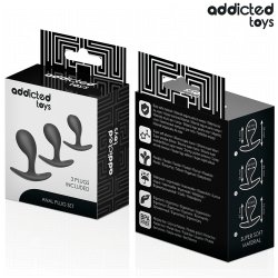 ADDICTED TOYS Anal-Plug 3er-Set für Anfänger Schwarz