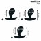 ADDICTED TOYS Anal-Plug 3er-Set für Anfänger Schwarz