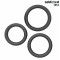 ADDICTED TOYS Penisring 3er-Set Fat Schwarz