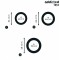 ADDICTED TOYS Penisring 3er-Set Fat Schwarz