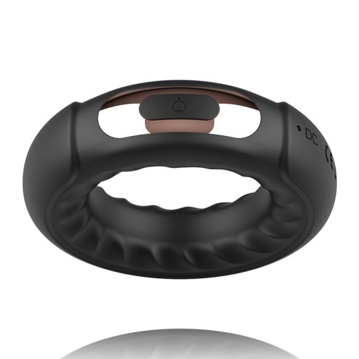 ANBIGUO WatchMe Adriano Penisring mit Vibration Schwarz