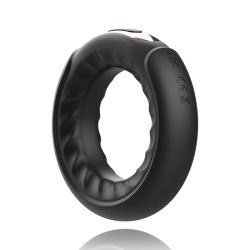 ANBIGUO WatchMe Adriano Penisring mit Vibration Schwarz