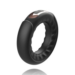 ANBIGUO WatchMe Adriano Penisring mit Vibration Schwarz