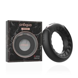 ANBIGUO WatchMe Adriano Penisring mit Vibration Schwarz