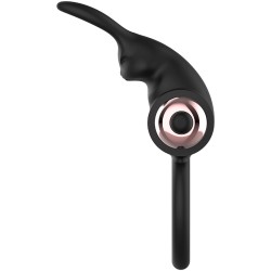 COQUETTE Penisring mit Rabbit-Stimulator Schwarz
