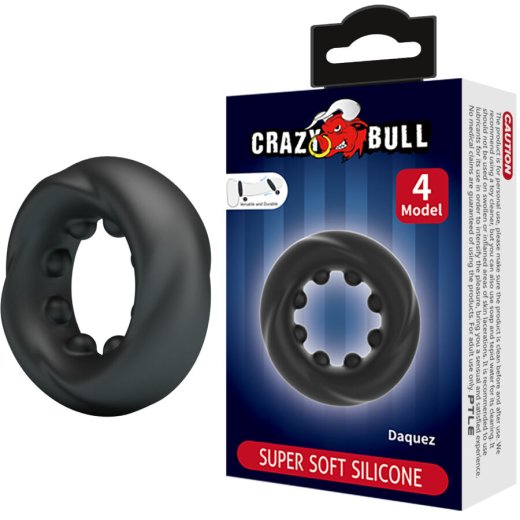 CRAZY BULL Daquez Penisring aus Silikon Modell 4